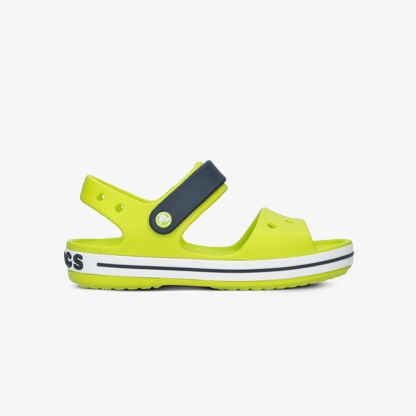 Детски чехли и сандали CROCS CROCBAND SANDAL KIDS 128563txk цвят зелен