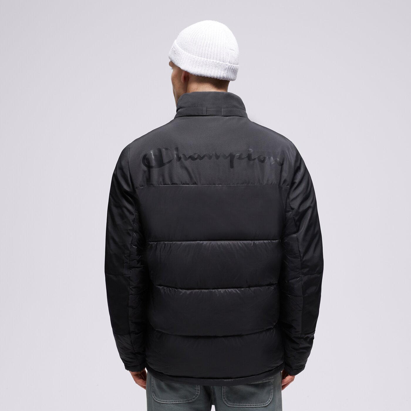 Мъжко зимно яке CHAMPION ЯКЕ ПУХЕН JACKET 219191kk001 цвят черен