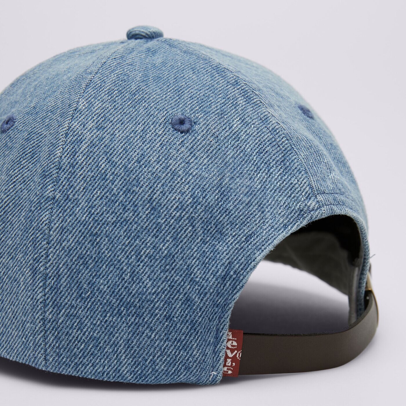 Дамска шапка с козирка LEVI'S ШАПКА LAZY GIRL LOGO CAP 000ag-0005 цвят син