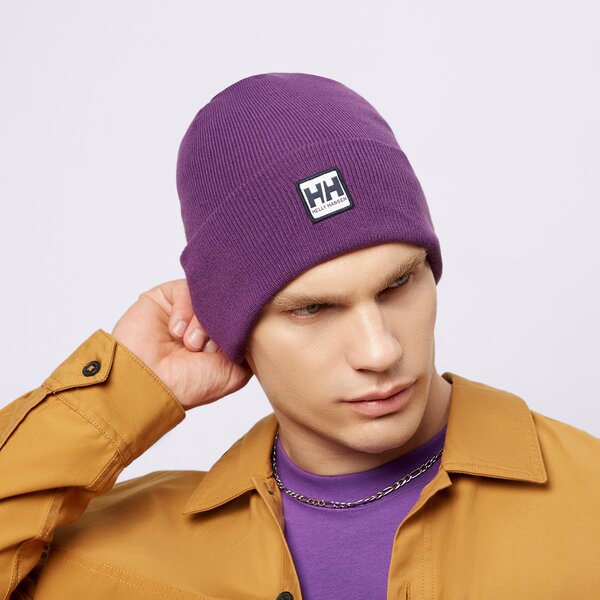 Дамска зимна шапка HELLY HANSEN ШАПКА URBAN CUFF BEANIE 67154670 цвят виолетов