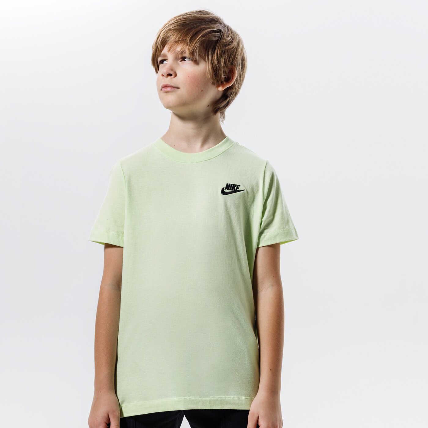 Детска тениска NIKE ТЕНИСКА SPORTSWEAR BOY ar5254-355 цвят зелен