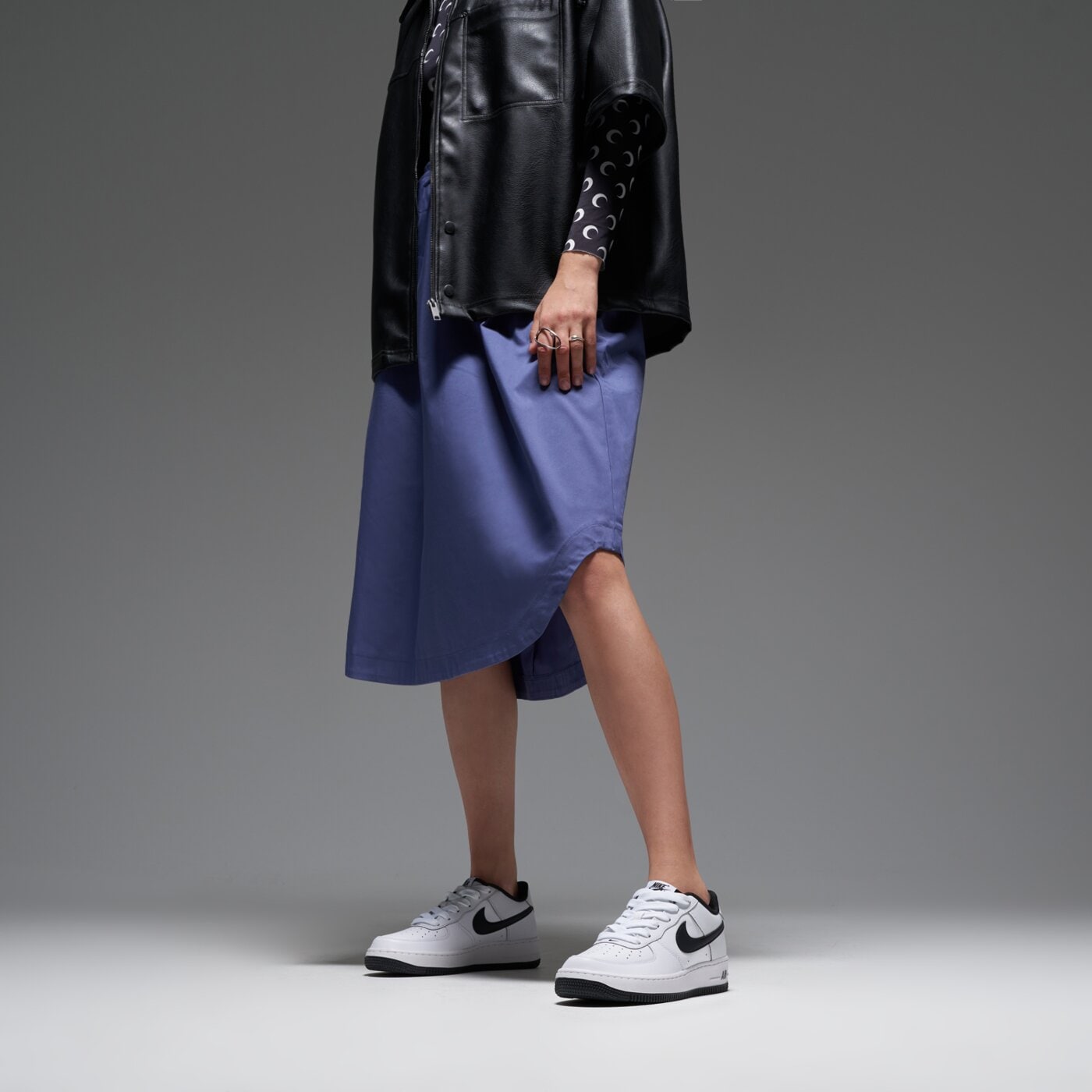 Детски маратонки NIKE AIR FORCE 1 LV8 3 BG ib8845-100 цвят бял