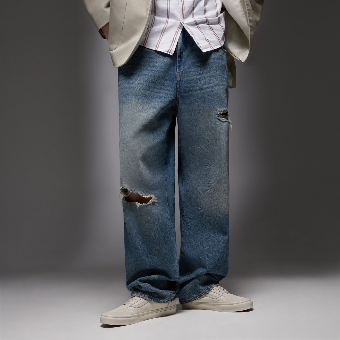 Мъжки маратонки VANS OLD SKOOL  vn000d5ncda цвят бежов