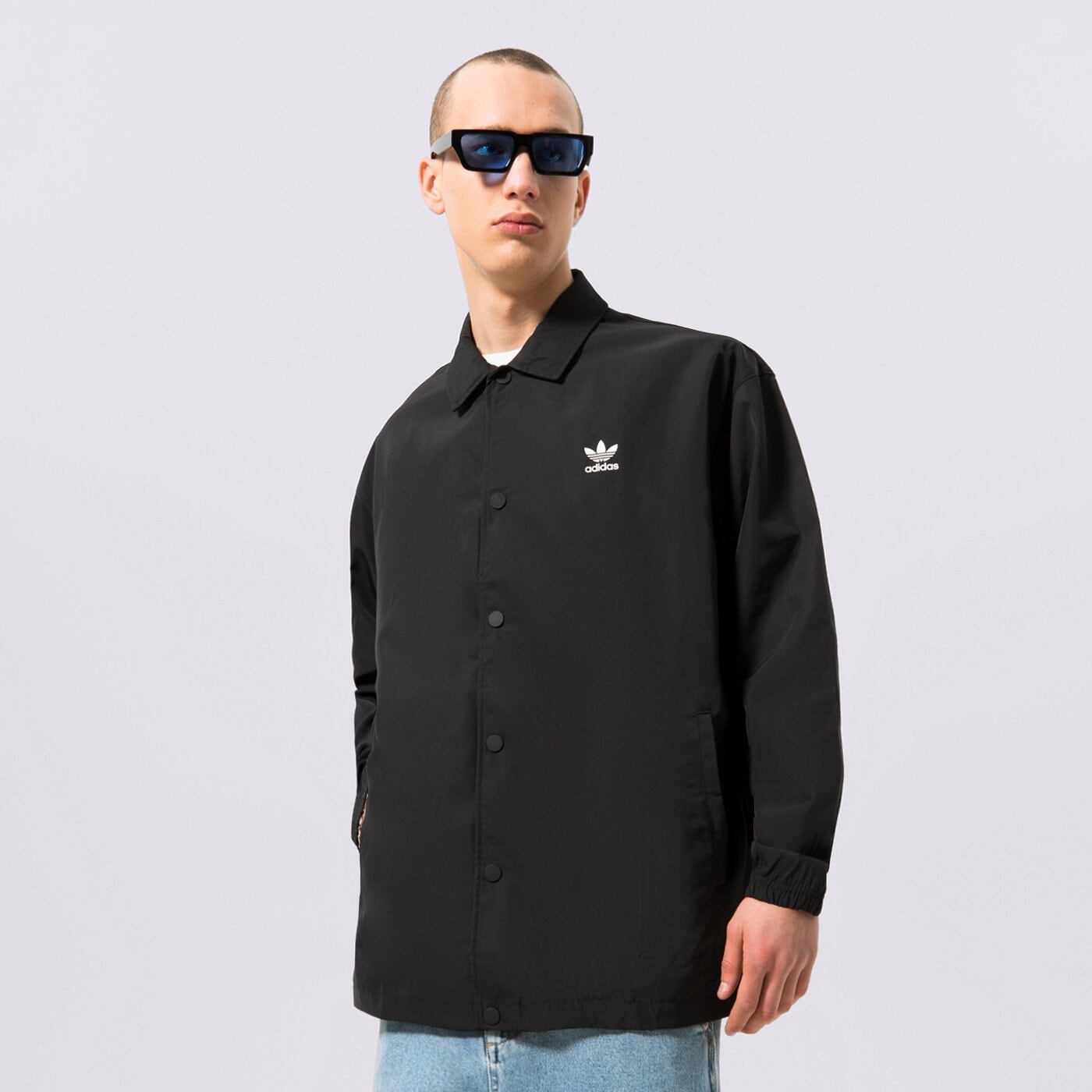 Мъжко преходно яке ADIDAS ЯКЕ COACH JACKET ia6371 цвят черен