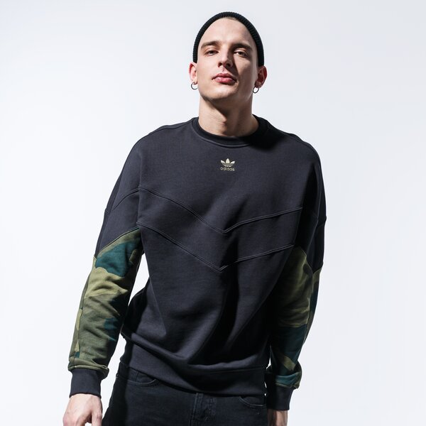 Мъжки суичър ADIDAS СУИТЧЪР CAMO CREW fm3357 цвят черен