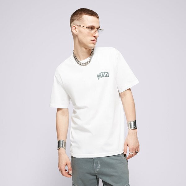 Мъжка тениска DICKIES ТЕНИСКА AITKIN CHEST TEE SS dk0a4y8oj401 цвят бял