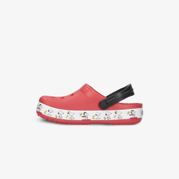 Детски чехли и сандали CROCS FL SNOOPY WOODSTOCK CG K 2061768c1 цвят червен