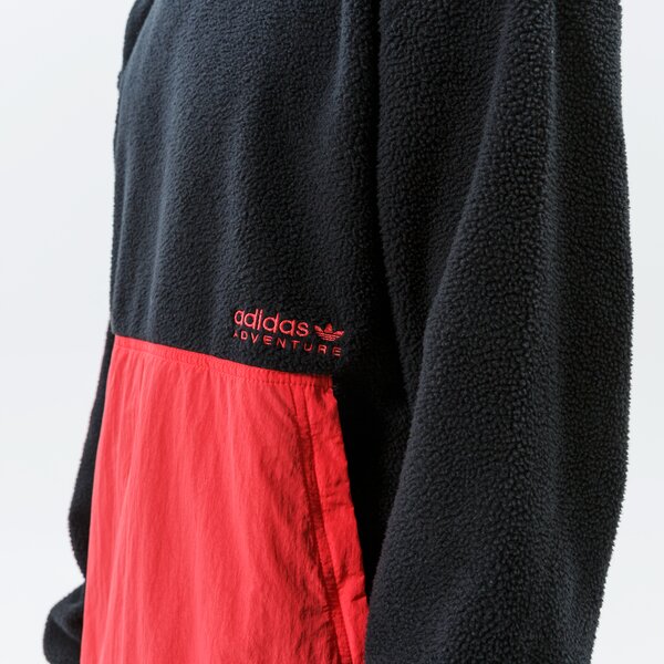 Мъжки суичър ADIDAS ПОЛАР PFLEEC HOOD h09089 цвят черен
