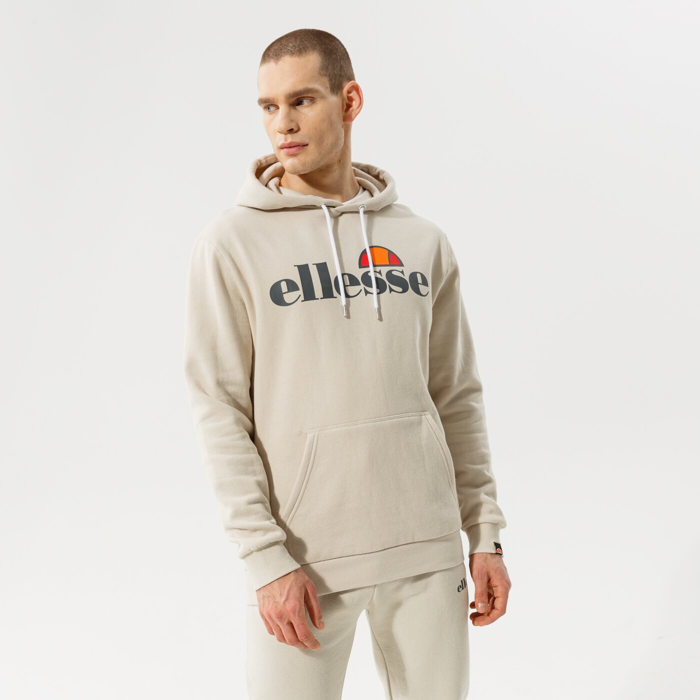 Мъжки суичър ELLESSE СУИТЧЪР С КАЧУЛКА   SL GOTTERO OH HOODY BEIGE shm07407214 цвят бежов