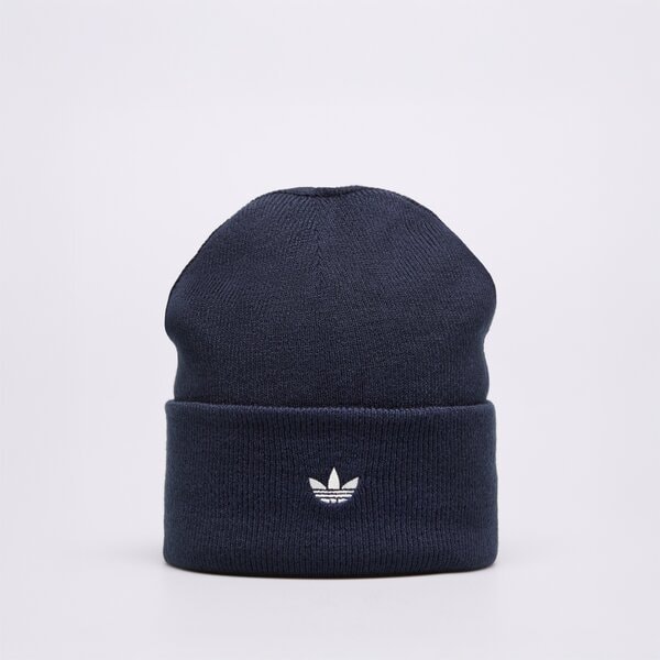 Дамска зимна шапка ADIDAS ШАПКА ADICOLOR CUFF B jz4980 цвят сив