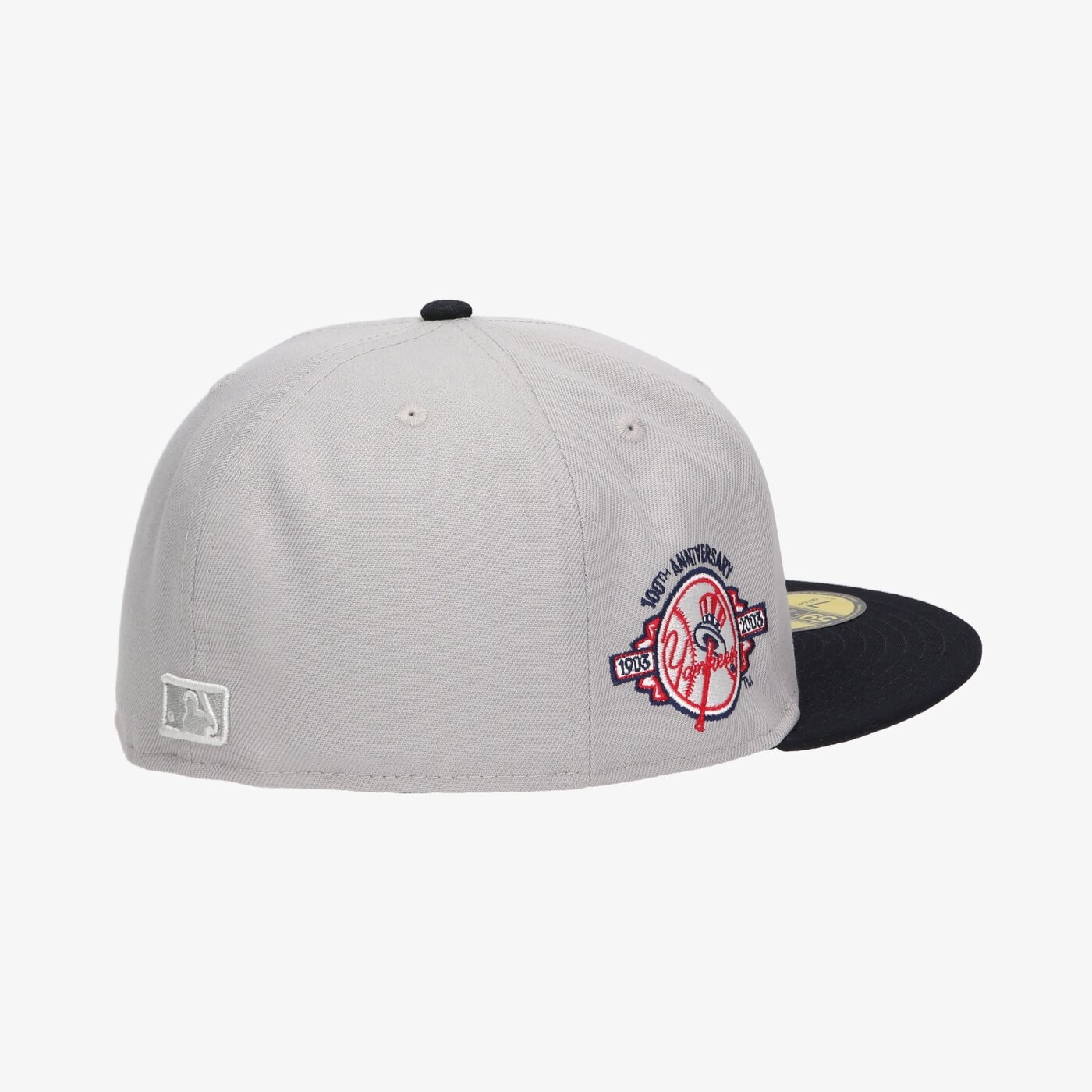 Мъжка шапка с козирка NEW ERA ШАПКА SIDE PATCH 5950 NYY NEW YORK YANKEES GRA 60240482 цвят сив