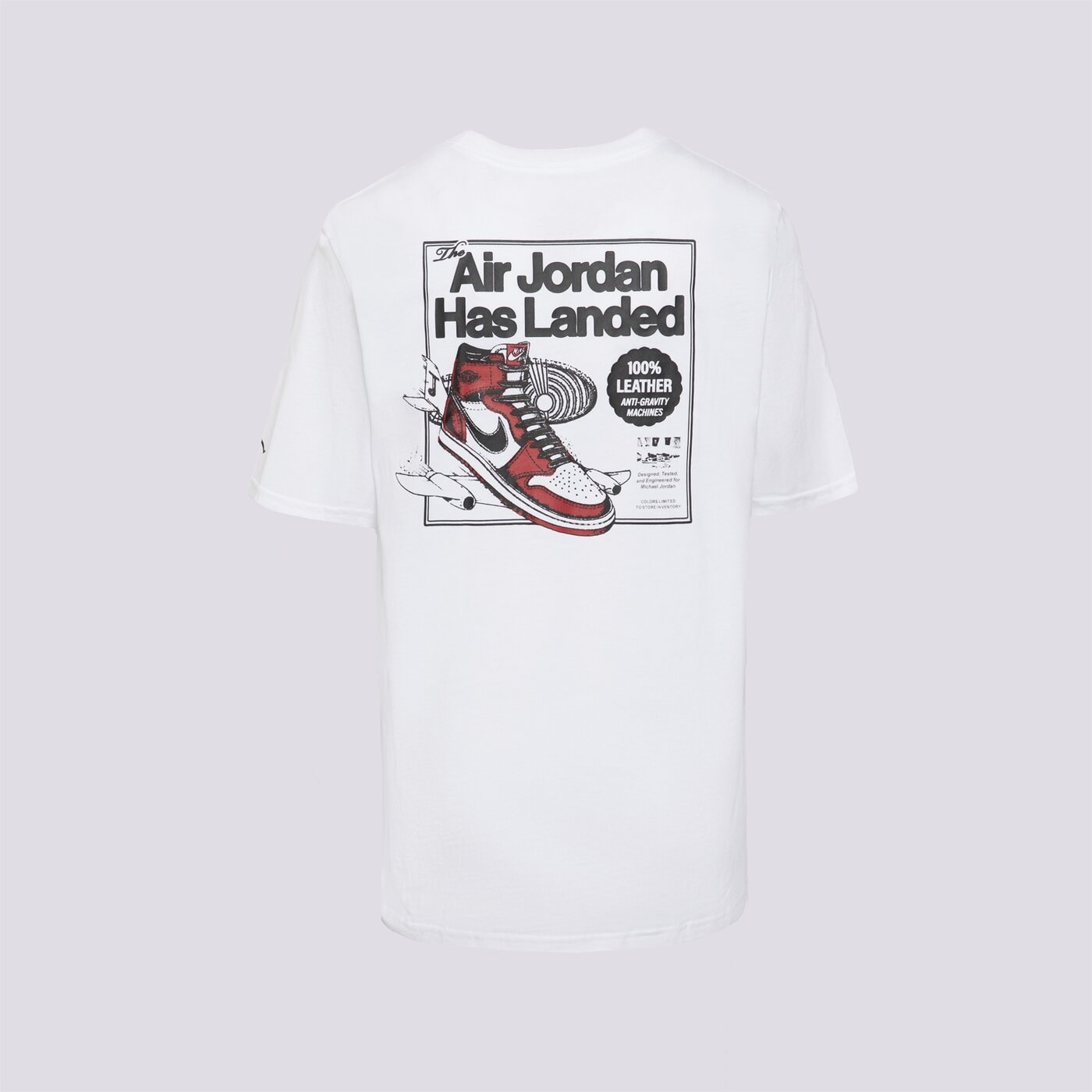 Детска тениска JORDAN ТЕНИСКА JDB AIR JORDAN HAS LANDED SS T BOY 95f279-001 цвят бял