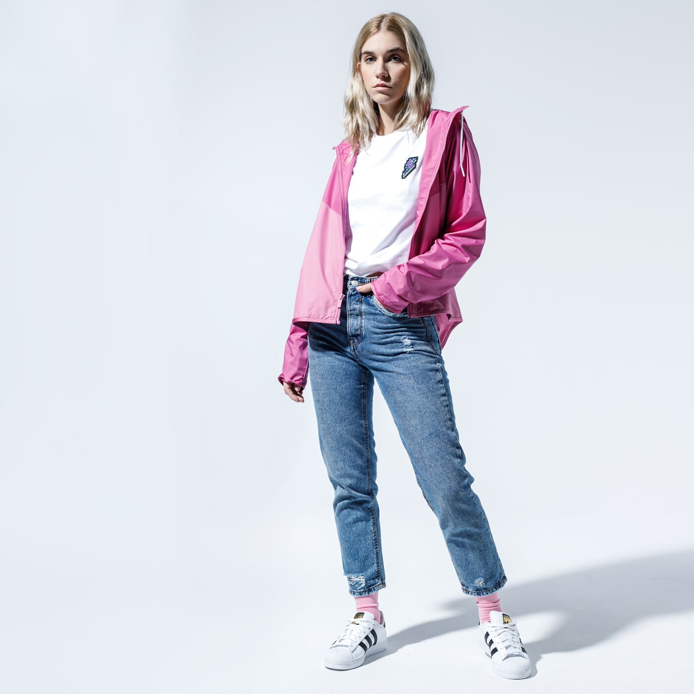 Дамско преходно яке NIKE ЯКЕ W NSW WR JKT bv3939-691 цвят розов