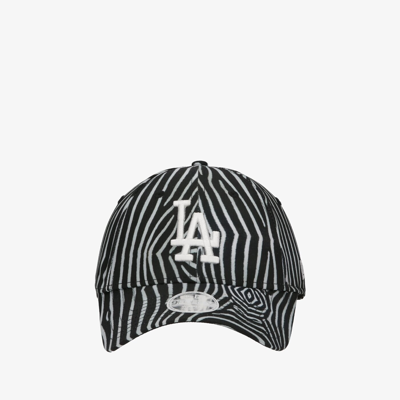 Дамска шапка с козирка NEW ERA ШАПКА WMNS ANIMAL PRINT 940 ZEBRA LOS ANGELES DODGER 60240402 цвят черен
