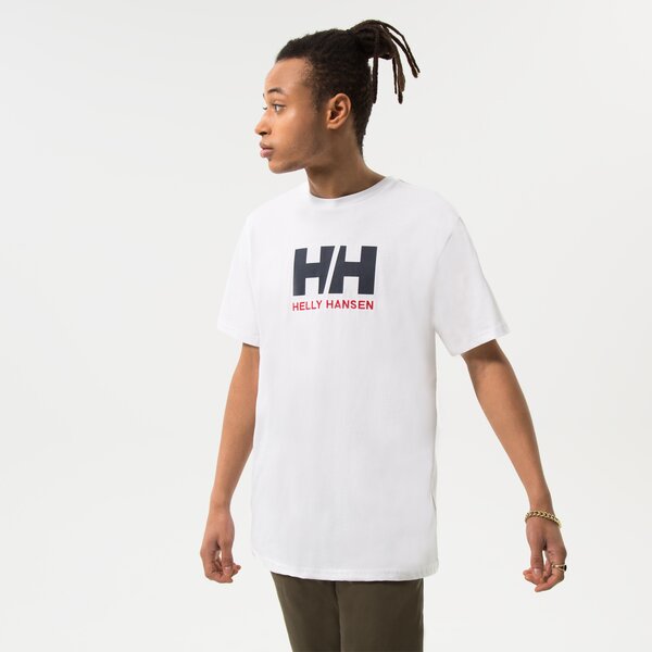 Мъжка тениска HELLY HANSEN ТЕНИСКА HH LOGO ТЕНИСКА 33979001 цвят бял