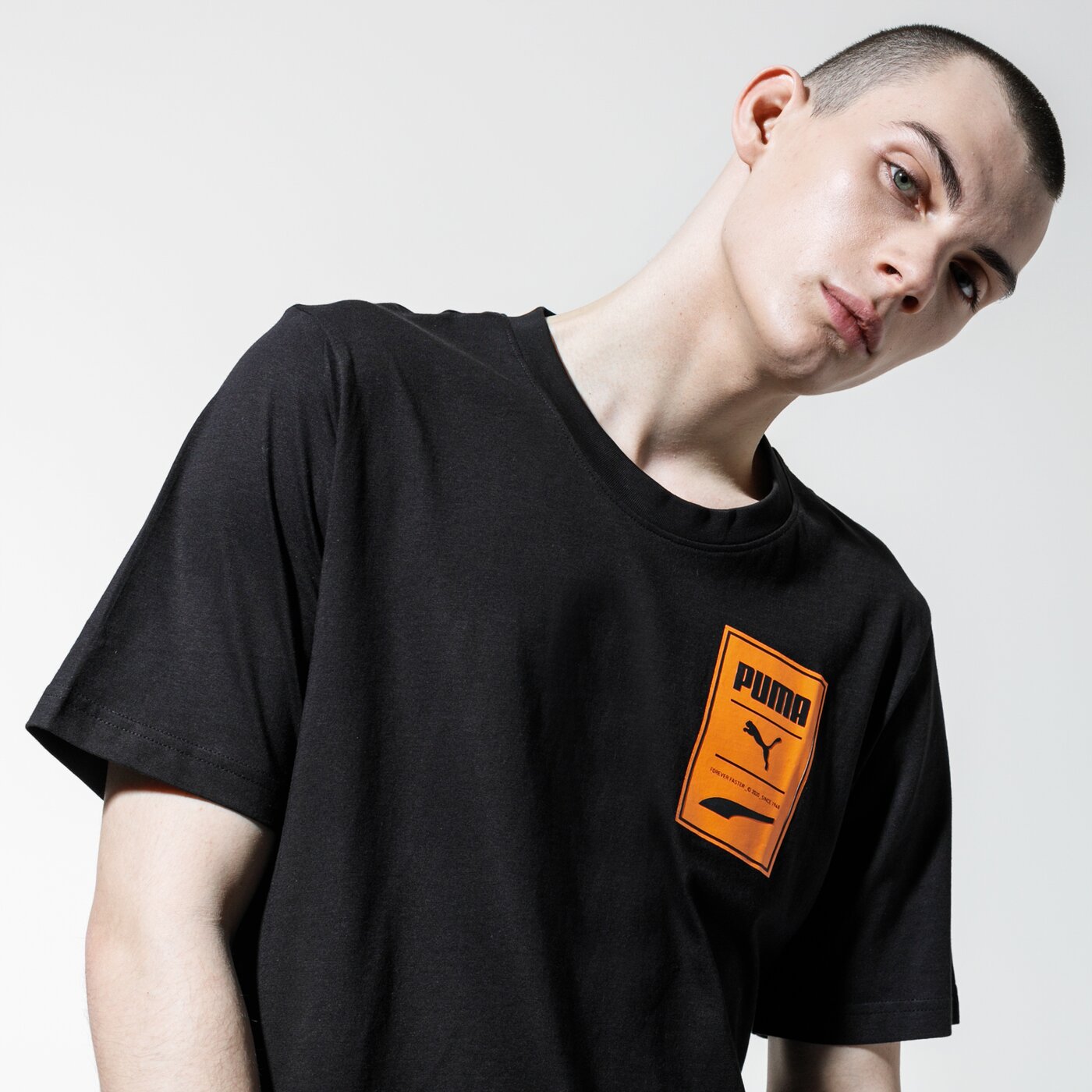 Мъжка тениска PUMA ТЕНИСКА RECHECK PACK GRAPHIC TEE 59788401 цвят черен