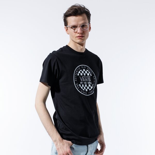 Мъжка тениска VANS ТЕНИСКА OG CHECKER SS vn0a49syblk1 цвят черен