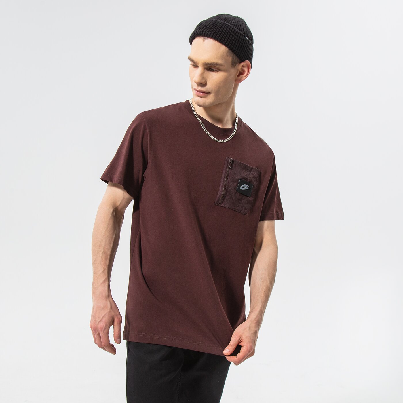 Мъжка тениска NIKE ТЕНИСКА M NSW SPU DF SS ТОП do2625-205 цвят кафяв