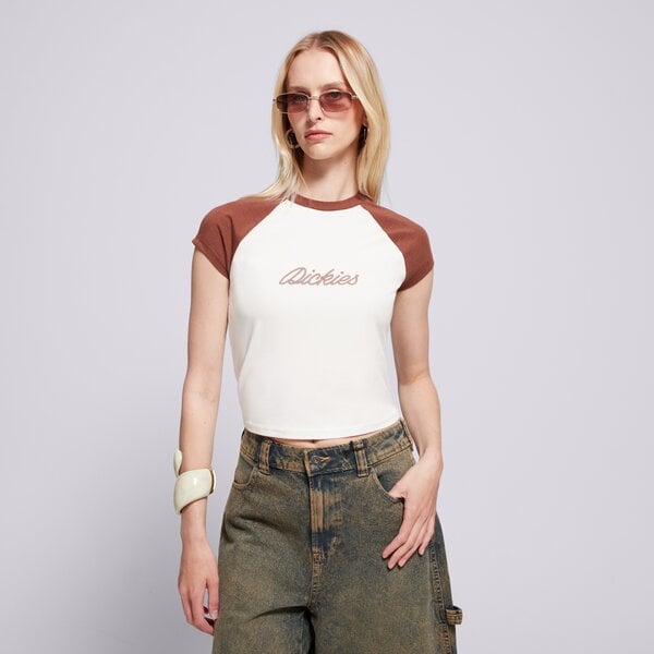 Дамска тениска DICKIES ПОТНИК DICKIES ROPE SS TEE W dk0a4z8mk471 цвят кафяв