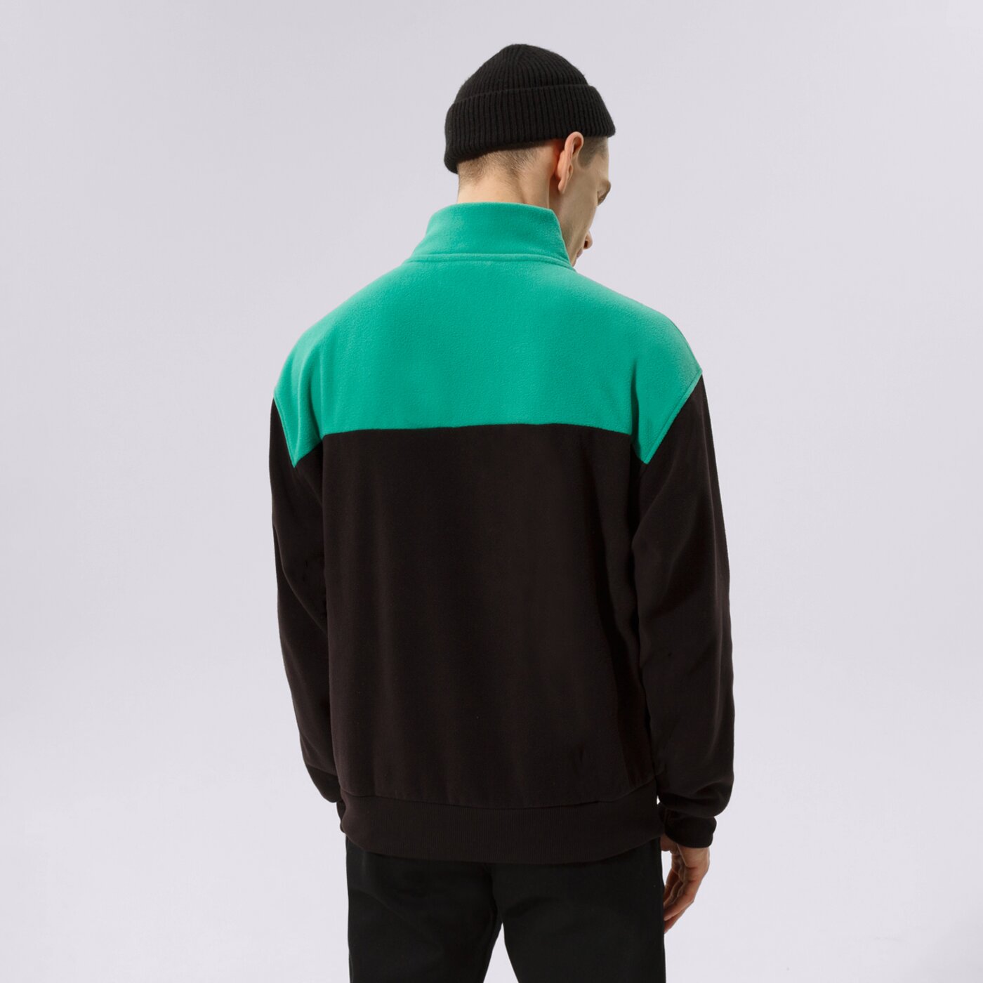 Мъжки суичър NEW ERA ПОЛАР NEW ERA COLOURBLOCK QUARTER ZIP 12893060 цвят черен
