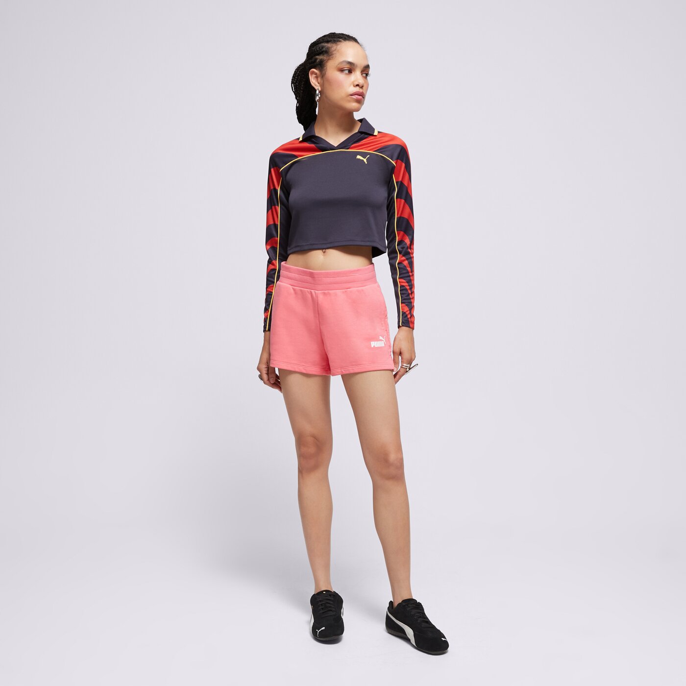 Дамски къси панталони PUMA ШОРТИ ESS 4" SWEAT SHORTS TR (S) 586825 42 цвят розов