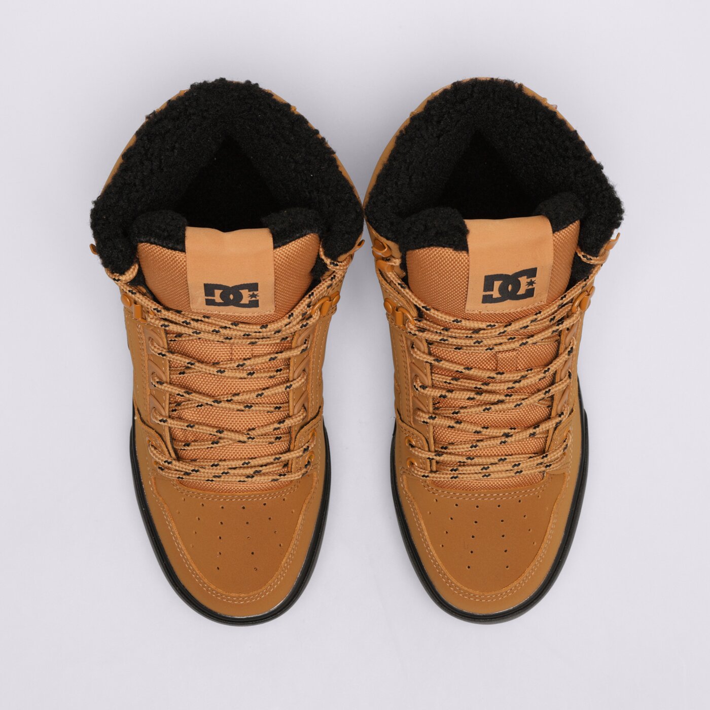 Мъжки зимни обувки DC PURE HIGH-TOP WC WNT adys400047wea цвят бежов