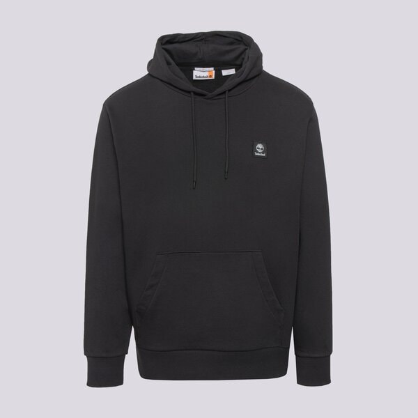 Мъжки суичър TIMBERLAND СУИТЧЪР С КАЧУЛКА WOVEN BADGE (LB) HOODIE BLACK tb0a2nfx0011 цвят черен