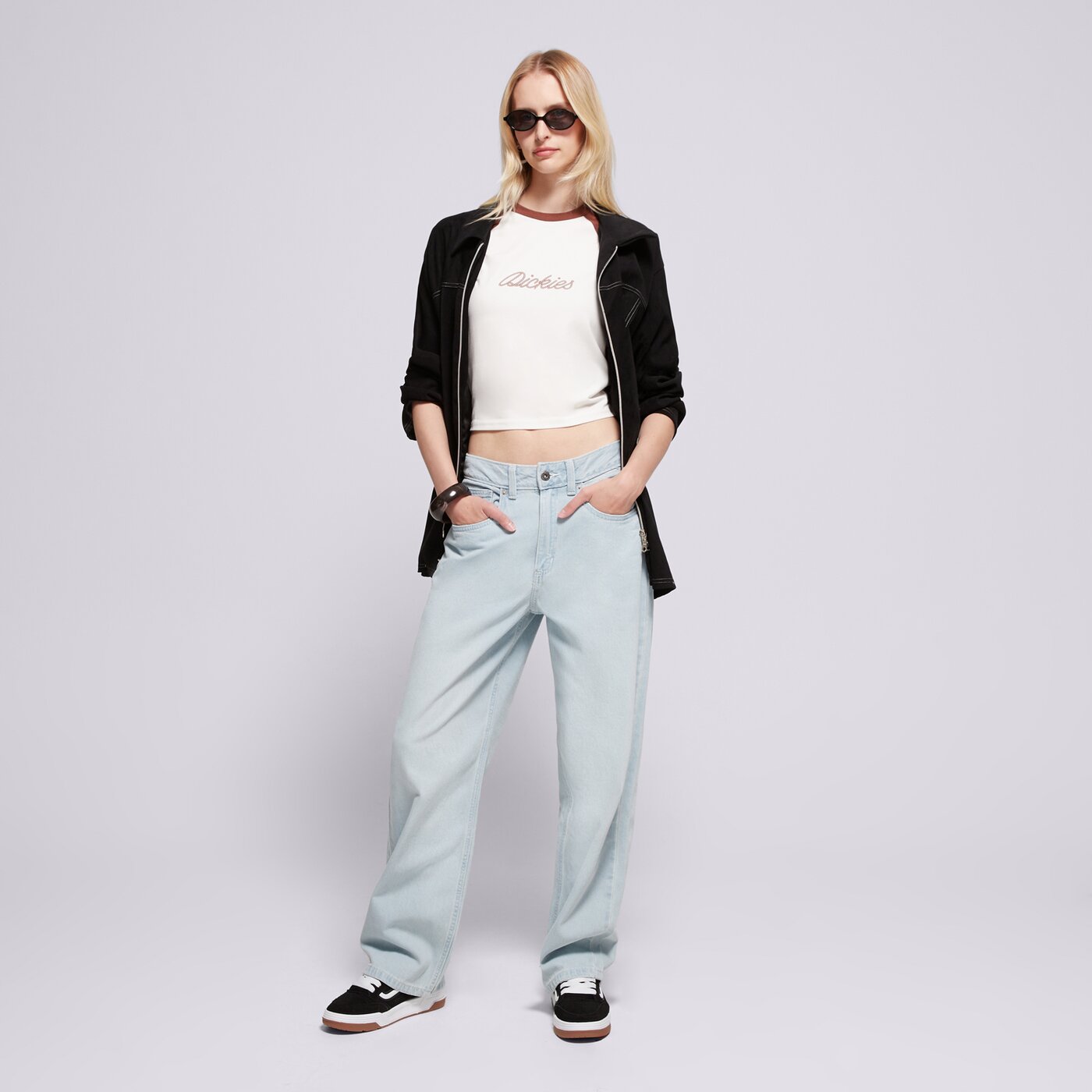 Дамски панталони VANS ПАНТАЛОНИ SIRELLE 5 POCKET PUDDLE PANTS vn000mb5ttj1 цвят син