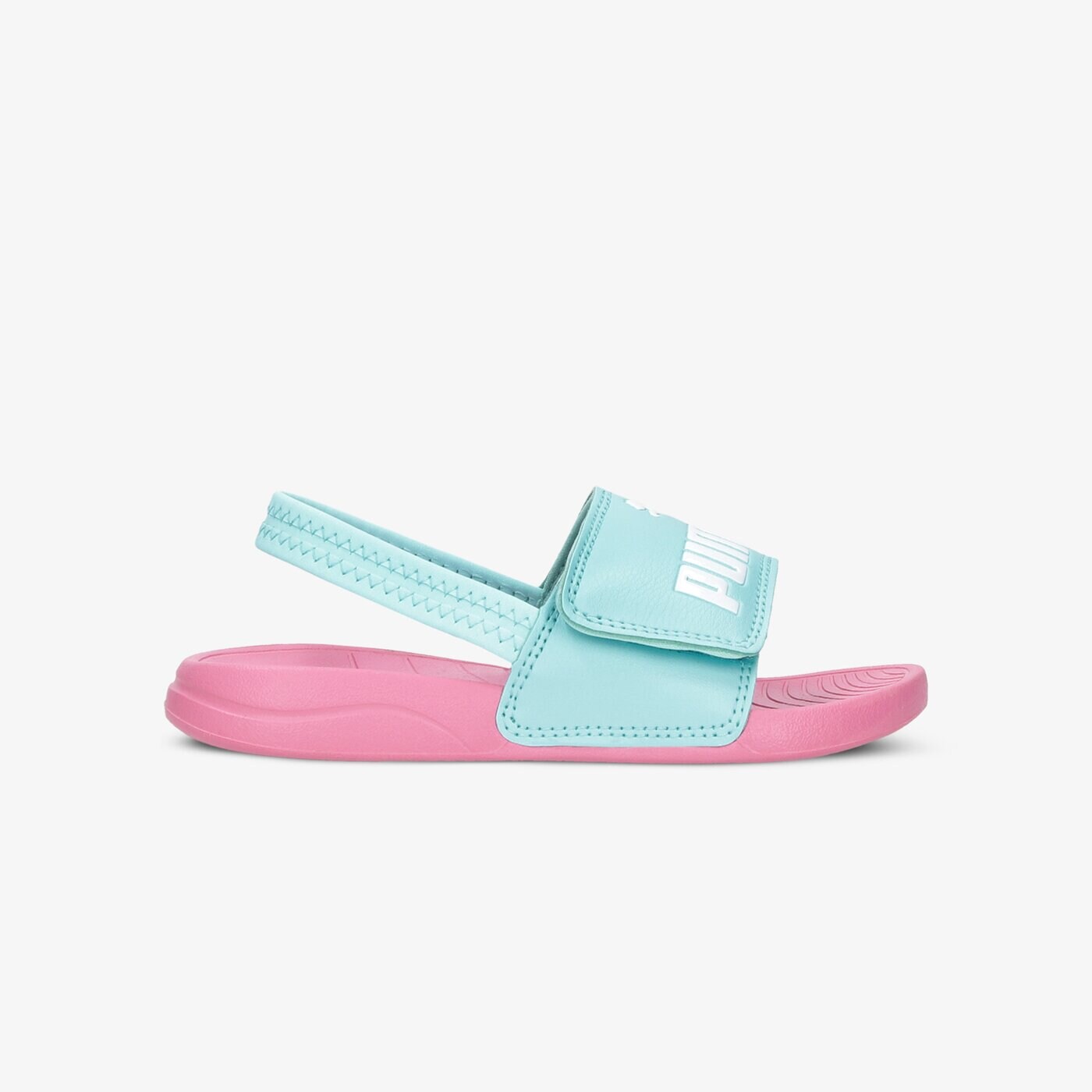 Детски чехли и сандали PUMA POPCAT 20 BACKSTRAP AC PS 38055508 цвят розов