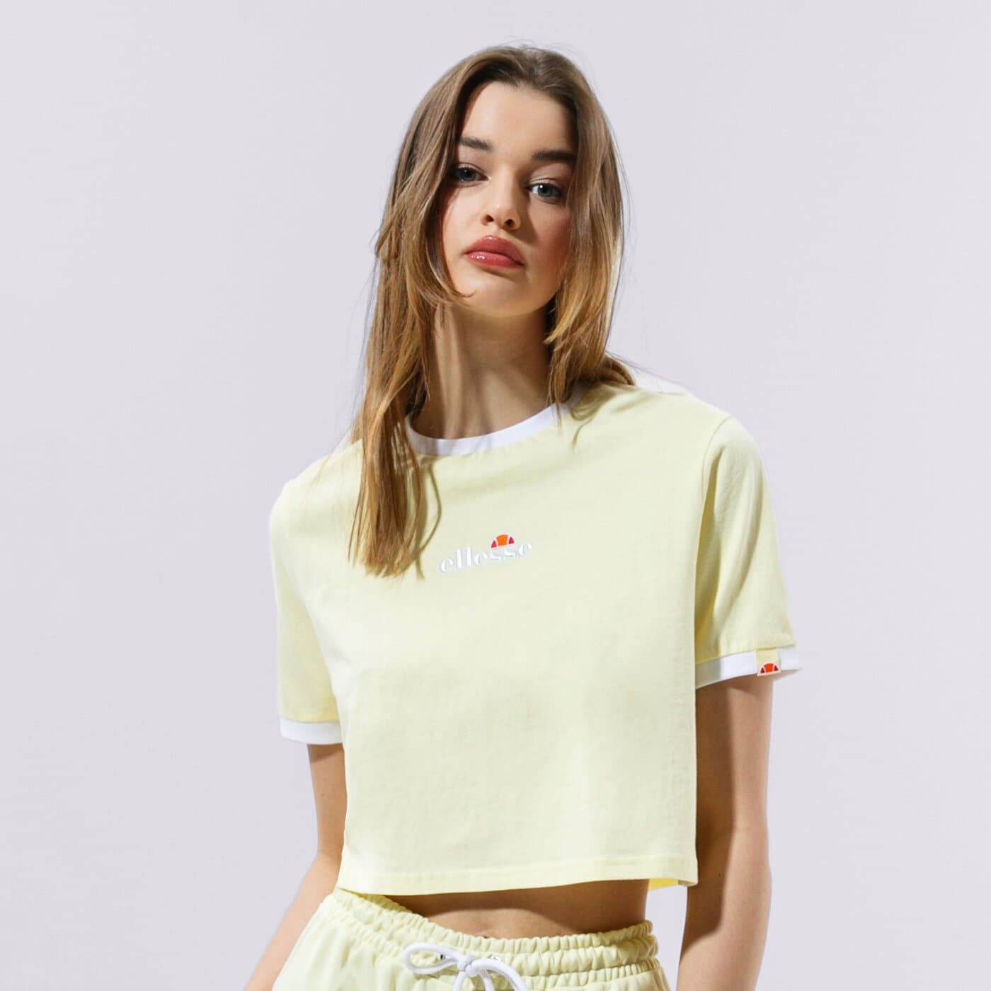 Дамска тениска ELLESSE ТЕНИСКА DERLA CROP ТЕНИСКА LYELLOW sgj11884603 цвят жълт