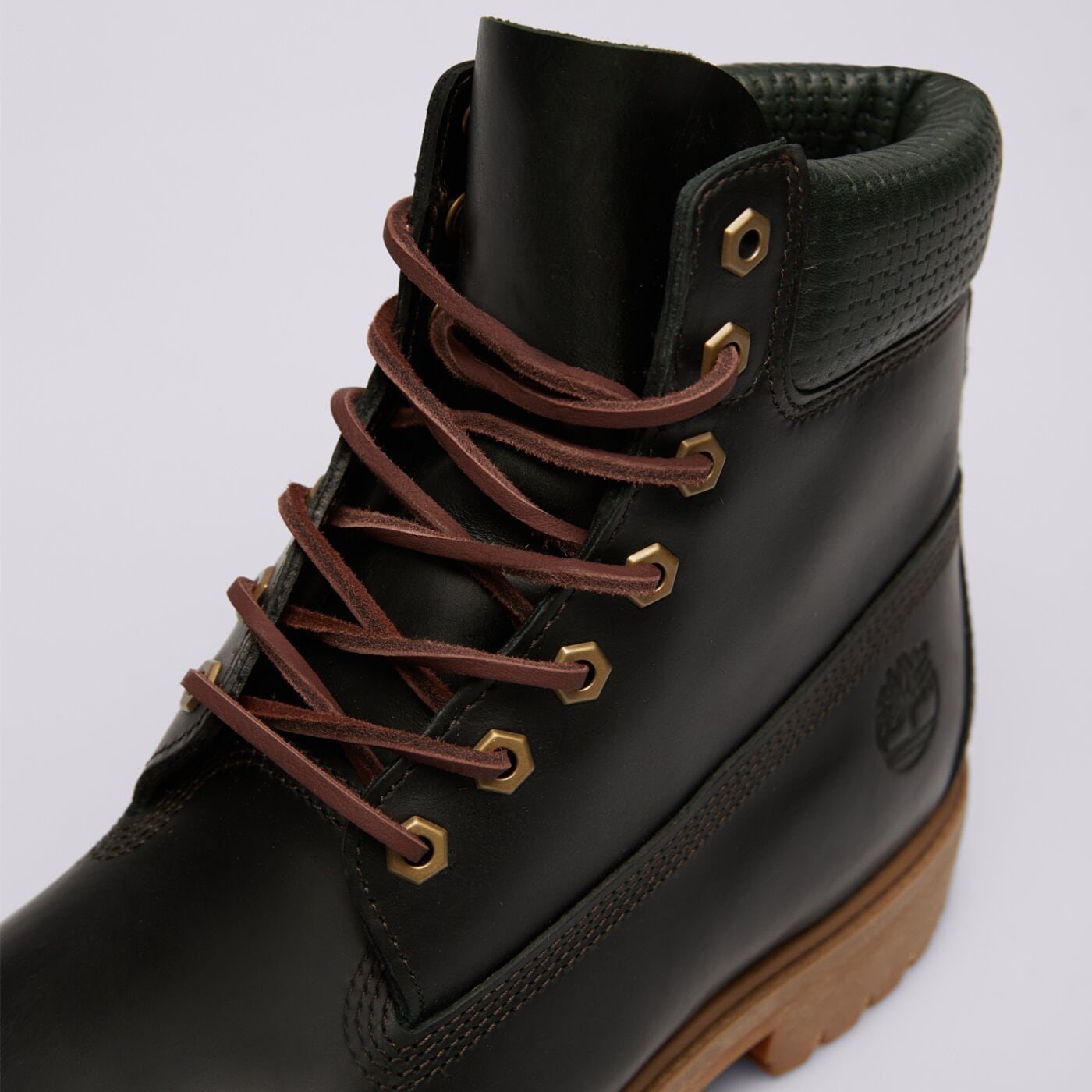 Мъжки боти TIMBERLAND PREMIUM 6 IN LACE WP BOOT tb0a2p6weeq1 цвят зелен