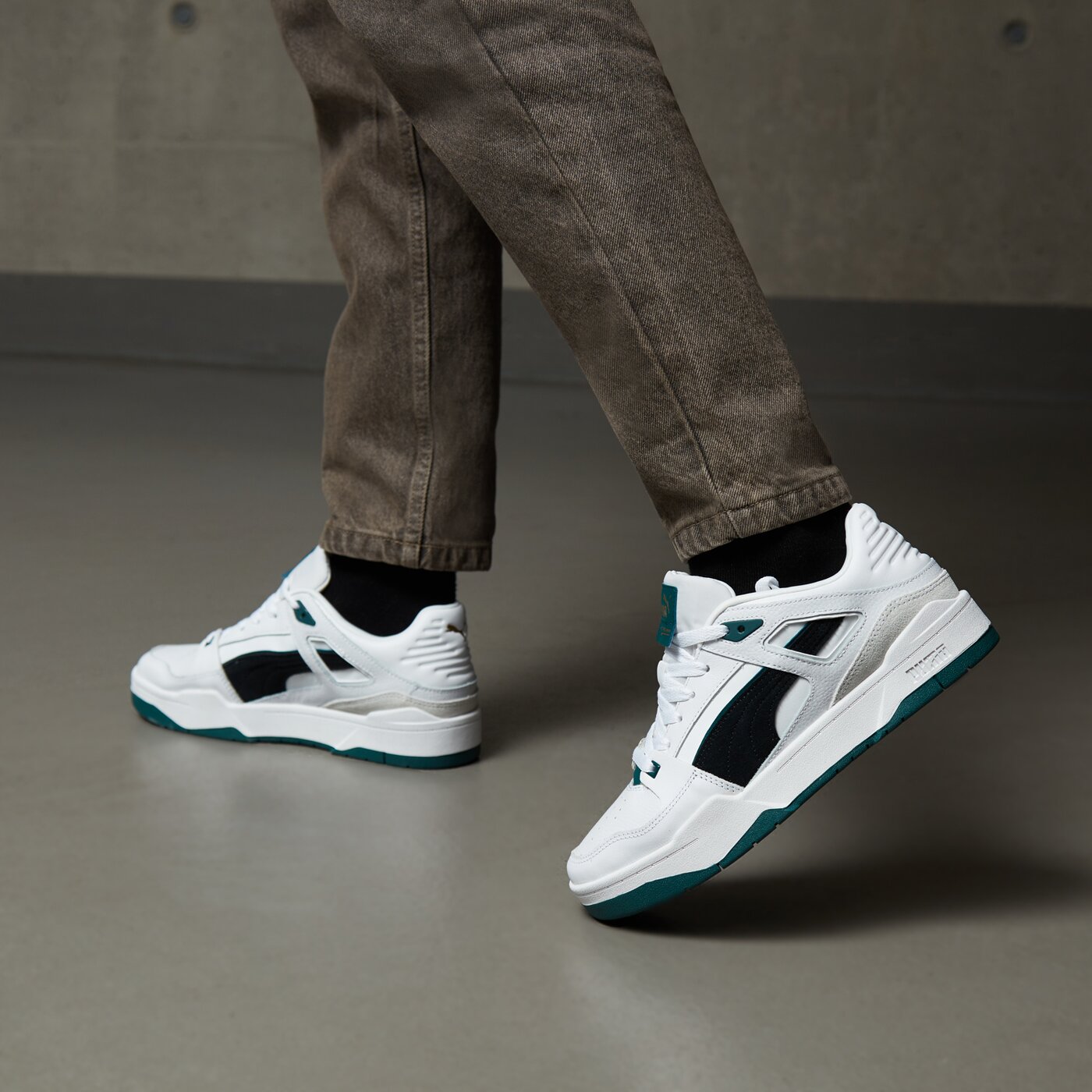 Мъжки маратонки PUMA SLIPSTREAM INVDR SUEDE FS 38863403 цвят бял