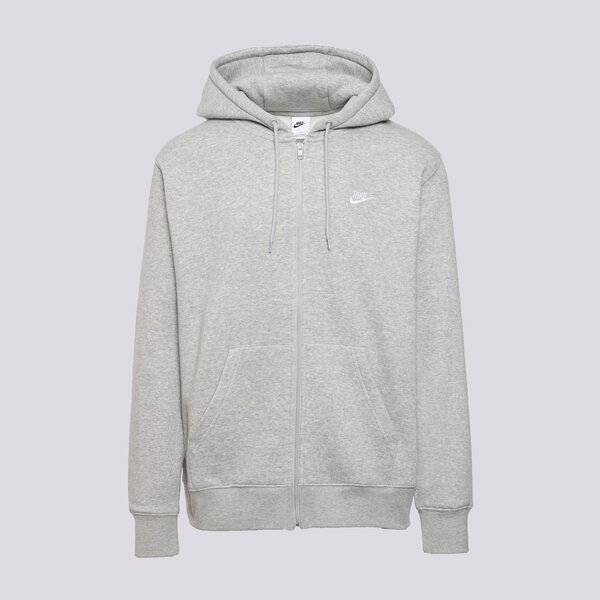 Мъжки суичър NIKE СУИТЧЪР СЪС ЗАКОПЧАВАНЕ   M NK CLUB BB FZ HOODIE fn3861-063 цвят сив