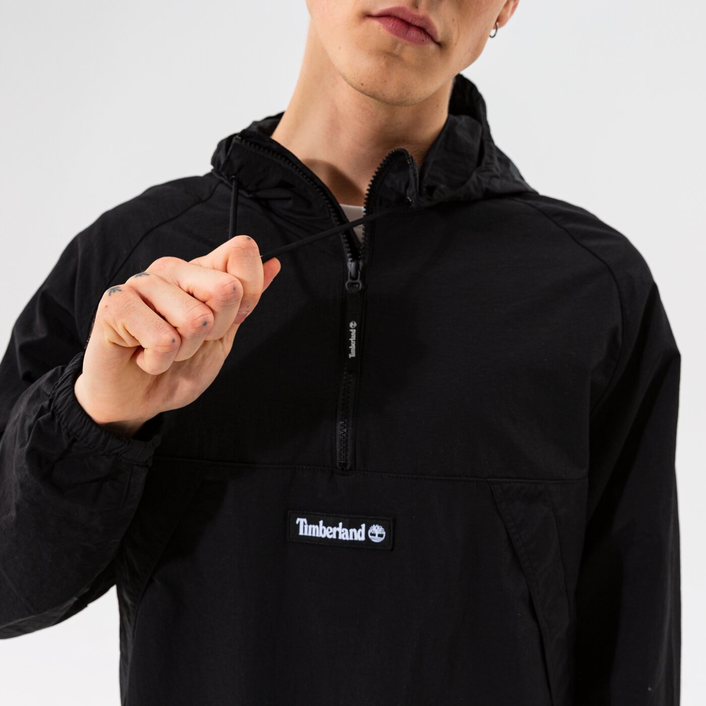 Мъжко преходно яке TIMBERLAND ЯКЕ YC WINDBREAKER PULLOVER JACKET tb0a2buu0011 цвят черен