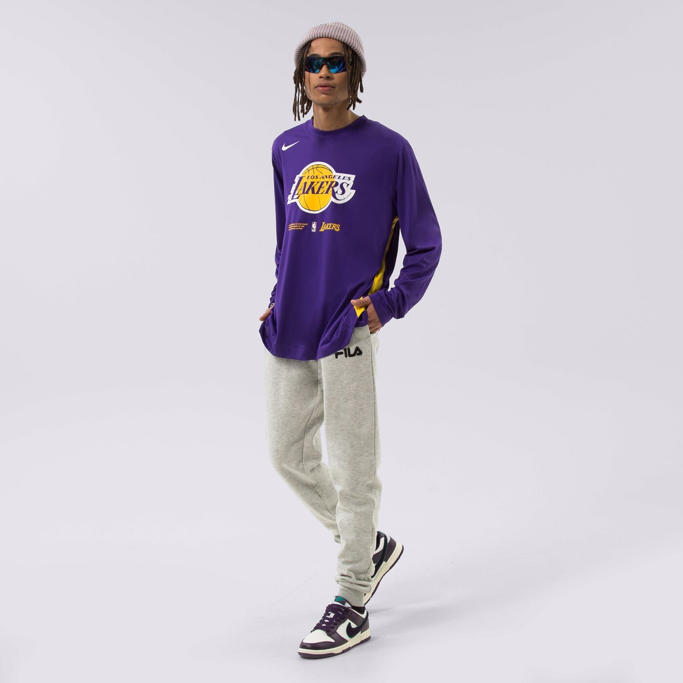 Мъжки панталони FILA ПАНТАЛОНИ JAKEY tk119176182 цвят сив