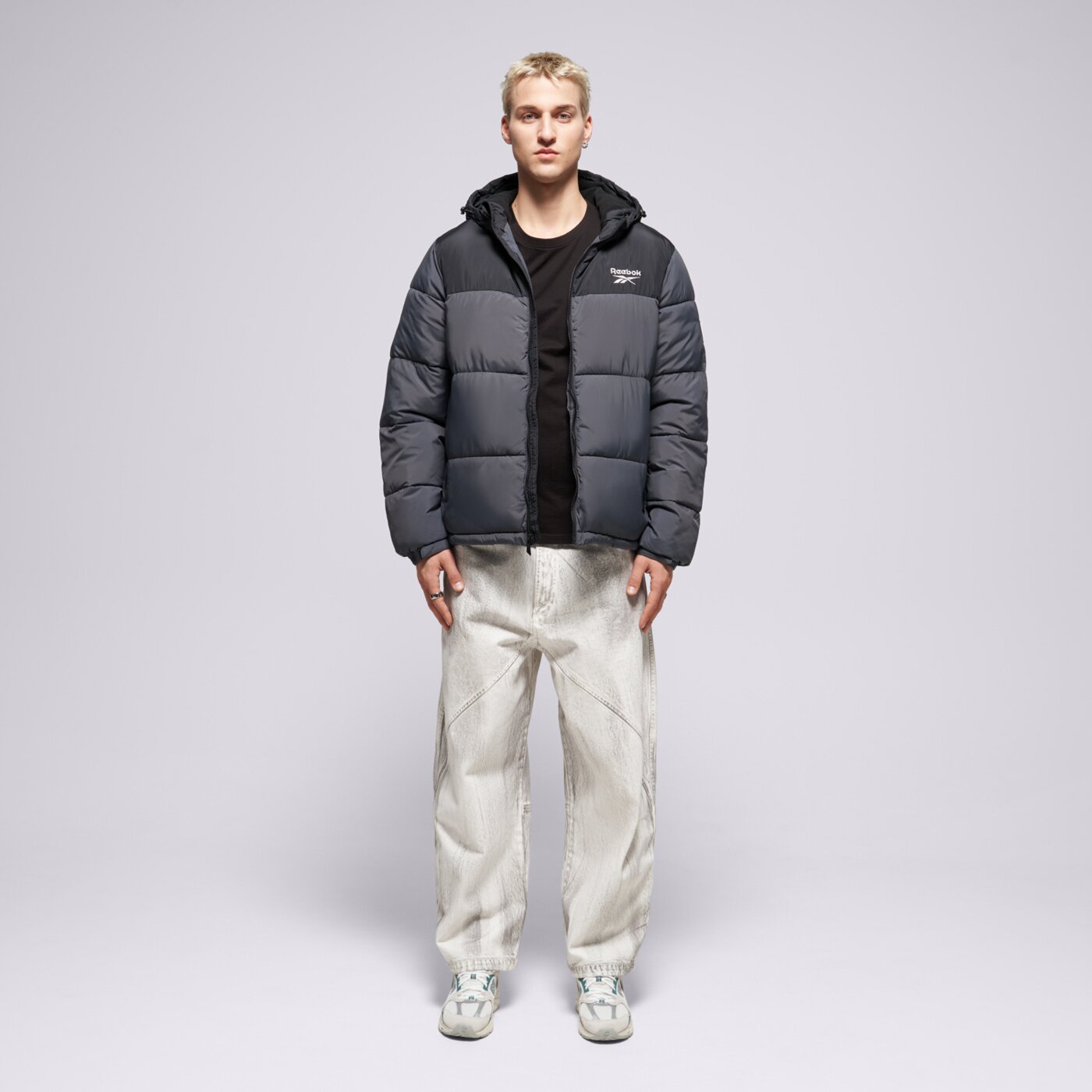 Мъжко зимно яке REEBOK ЯКЕ ЗИМНО PUFFER JACKET rbo15690285 цвят сив