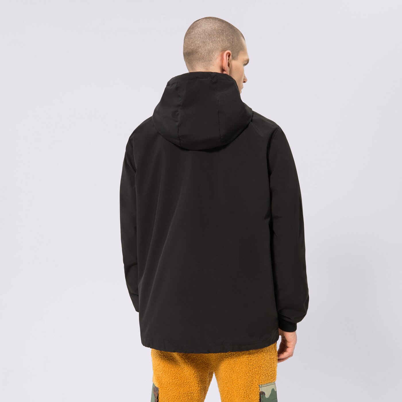 Мъжко преходно яке CONFRONT ЯКЕ HOODED BLACK cf123kum05001 цвят черен