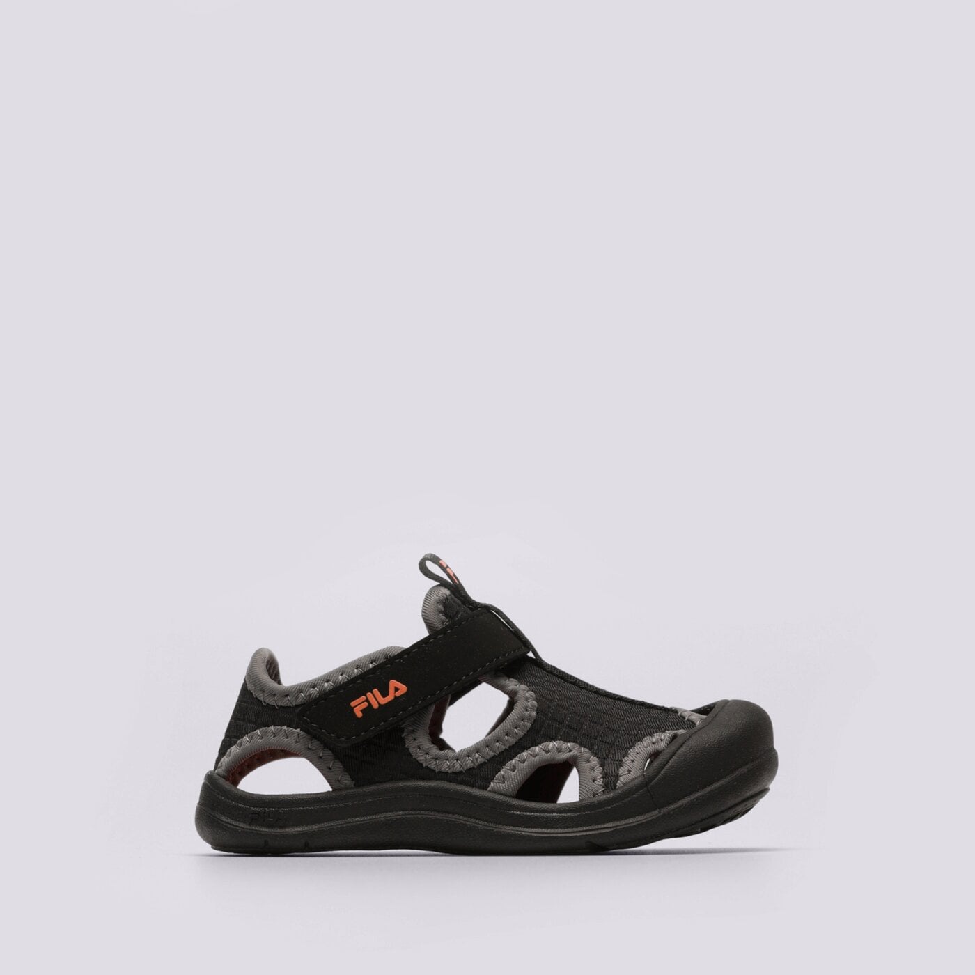 Детски чехли и сандали FILA AQUA KD 3sm01943-006 цвят черен