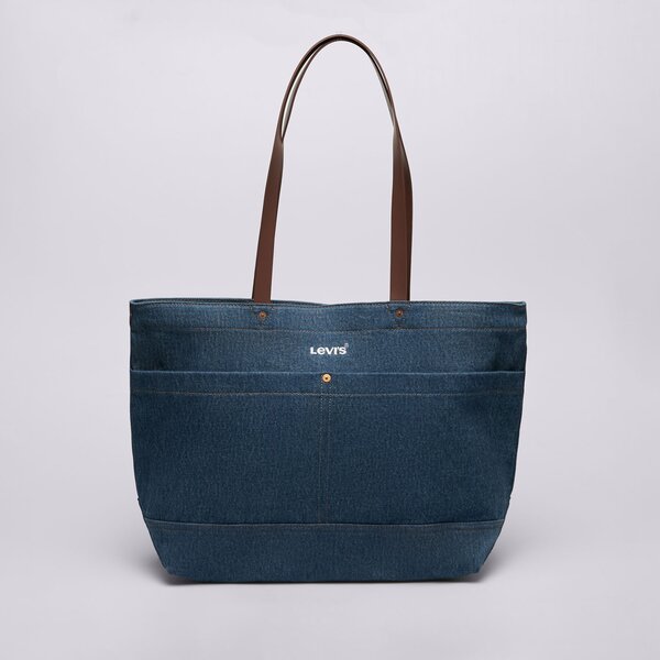 Дамска чанта за кръст LEVI'S ЧАНТА WOMEN'S HERITAGE TOTE-ALL d7959-0002 цвят син