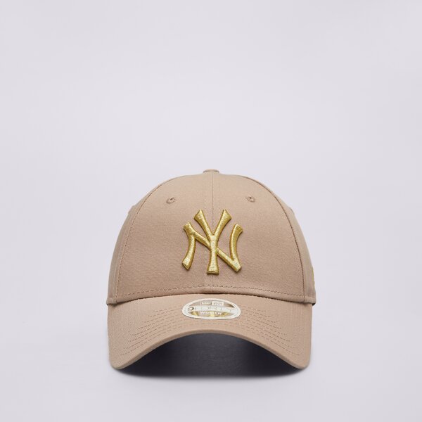 Дамска шапка с козирка NEW ERA ШАПКА WMNS MET LOGO 940 NYY NEW YORK YANKEES 60503624 цвят кафяв