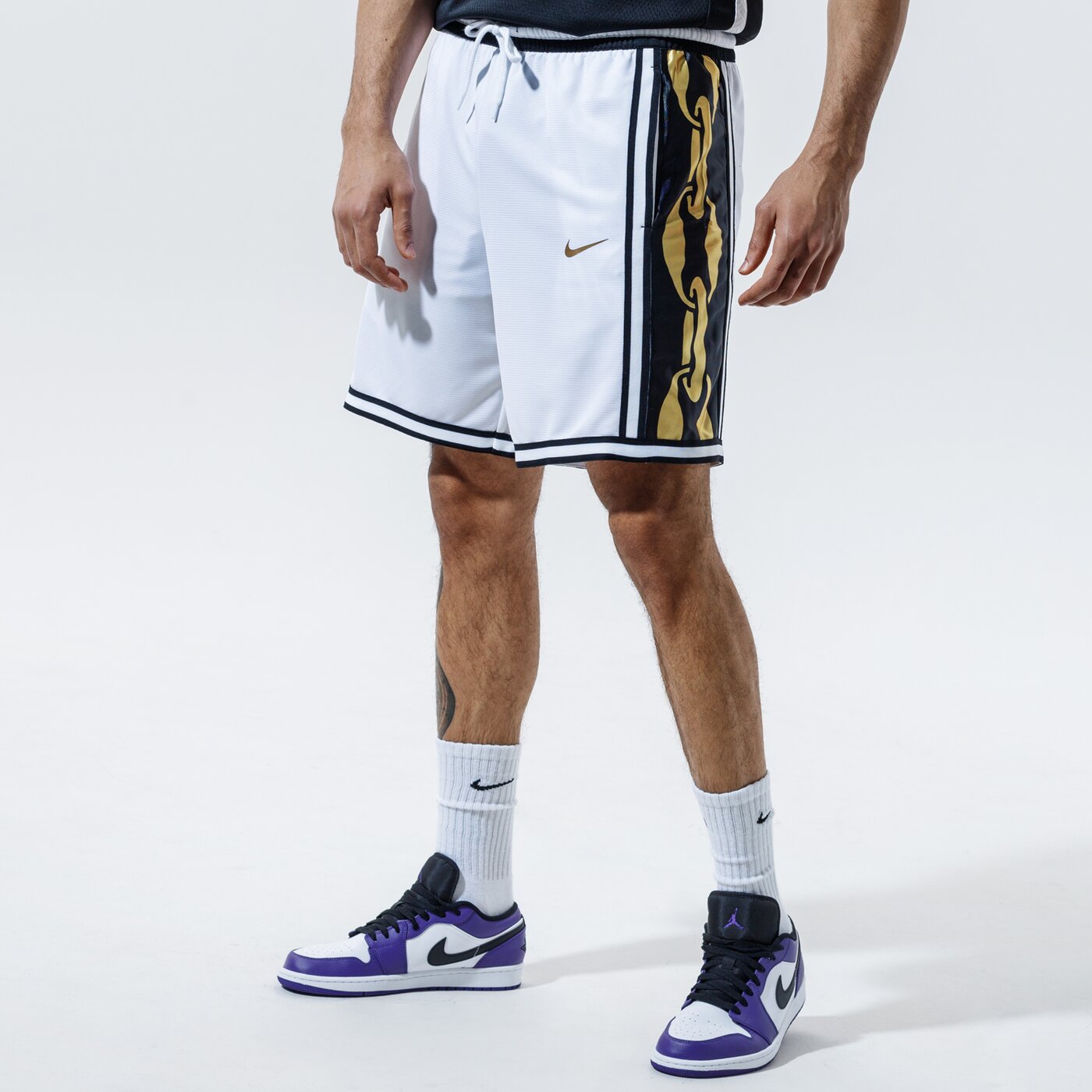 Мъжки къси панталони NIKE ШОРТИ M NK DRY DNA+ SHORT cv1897-100 цвят бял