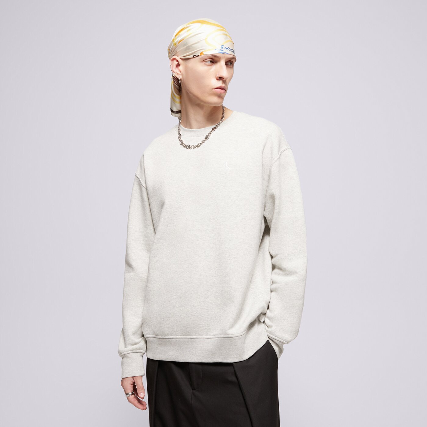 Мъжки суичър JORDAN СУИТЧЪР JORDAN BROOKLYN FLEECE fv7293-050 цвят сив