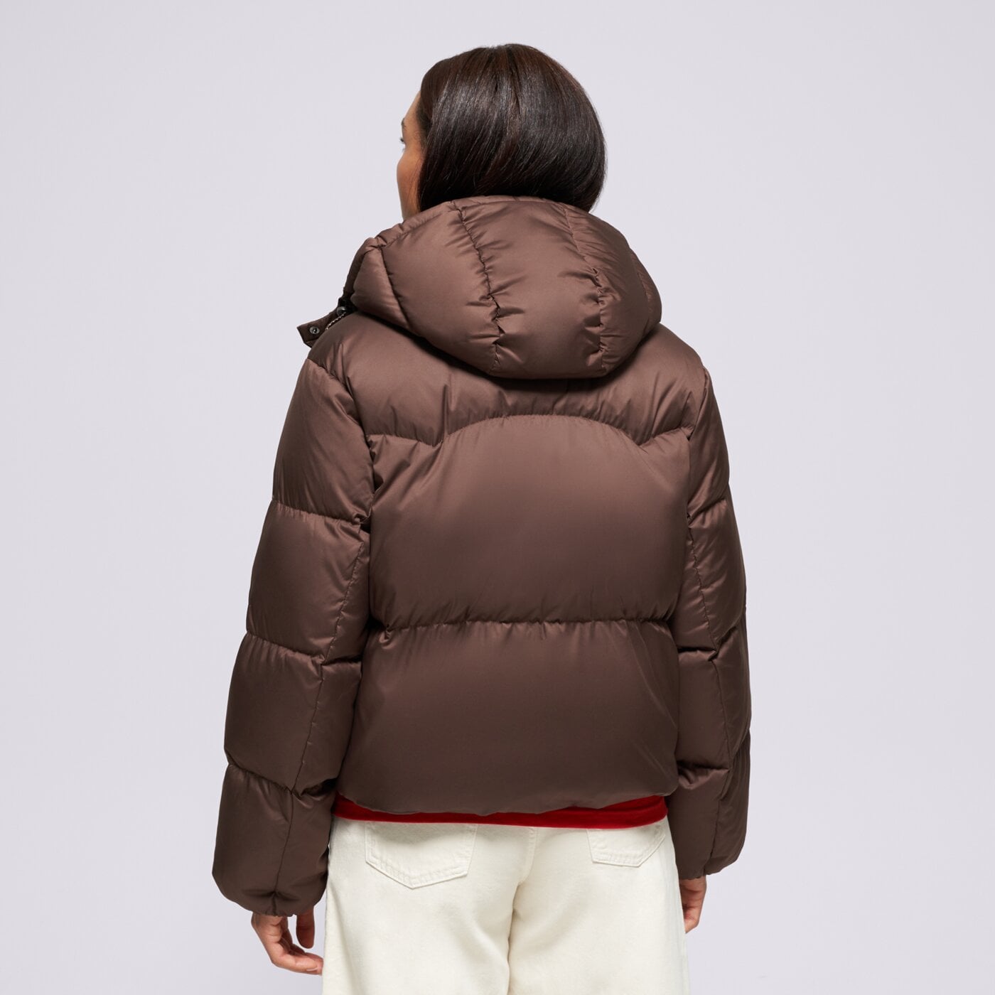 Дамско зимно яке LEVI'S ЯКЕ ПУХЕН WESTERN BUBBLE SHORTIE BROWNS 003md-0006 цвят кафяв