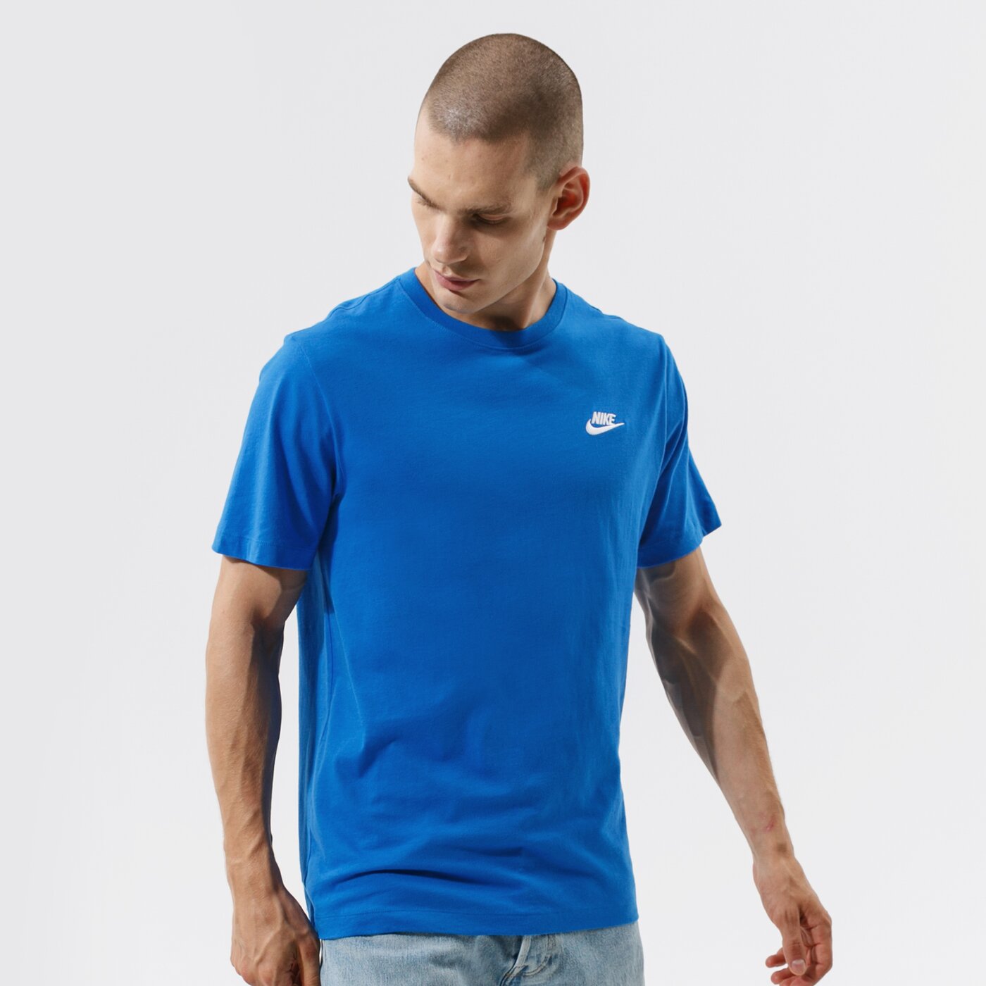 Мъжка тениска NIKE ТЕНИСКА SPORTSWEAR CLUB ТЕНИСКА ar4997-403 цвят син