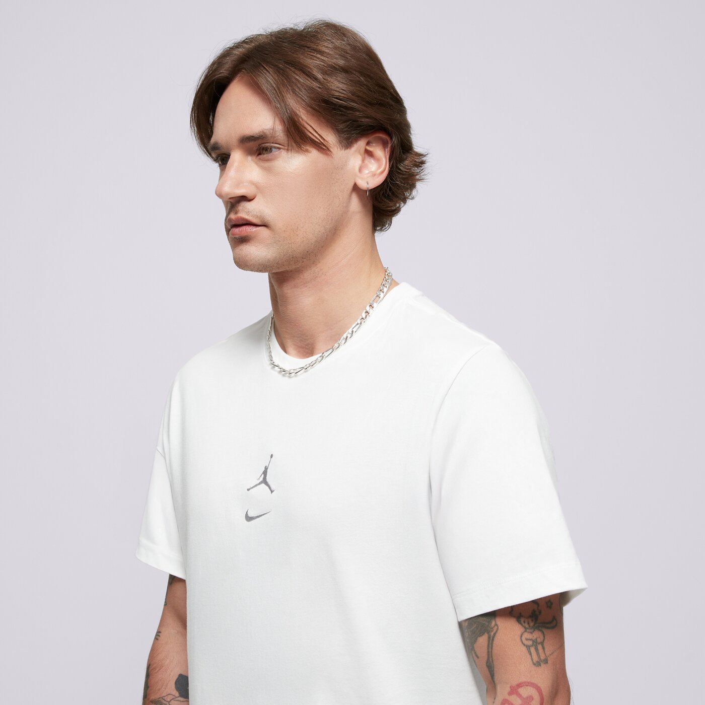 Мъжка тениска JORDAN ТЕНИСКА M J MVP JUMPMAN SS CREW ib7522-100 цвят бял