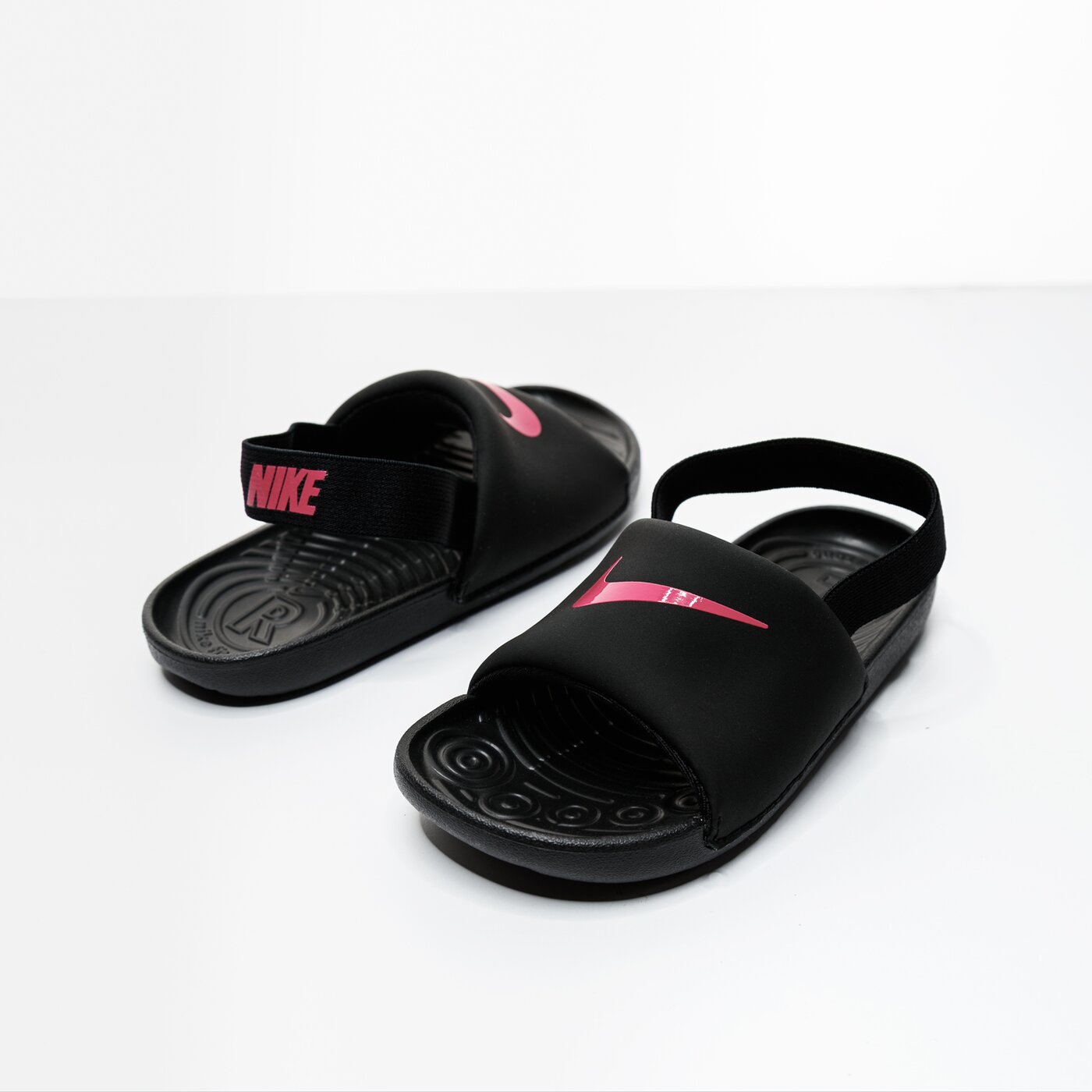 Детски чехли и сандали NIKE KAWA SLIDE BT bv1094-008 цвят черен