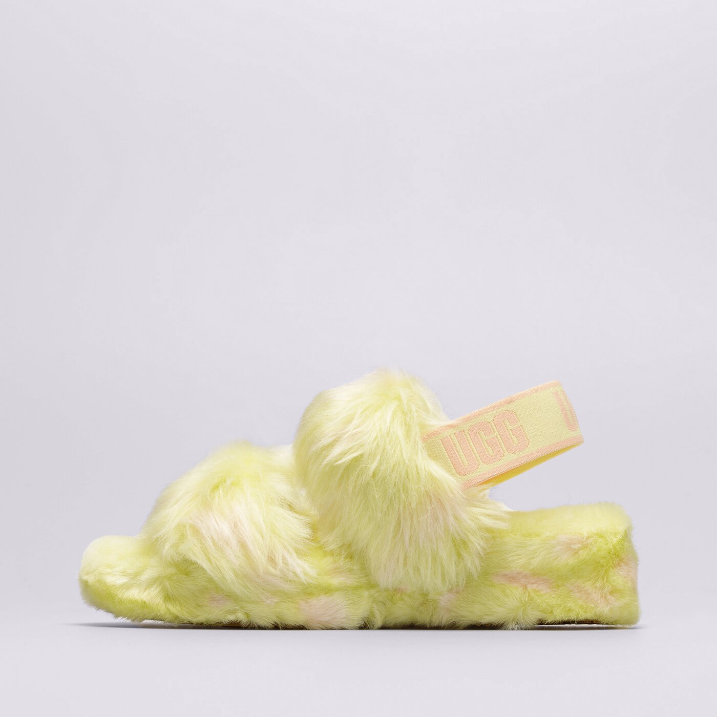 Дамски чехли и сандали UGG OH YEAH SPOTS 1118165-pollen цвят жълт