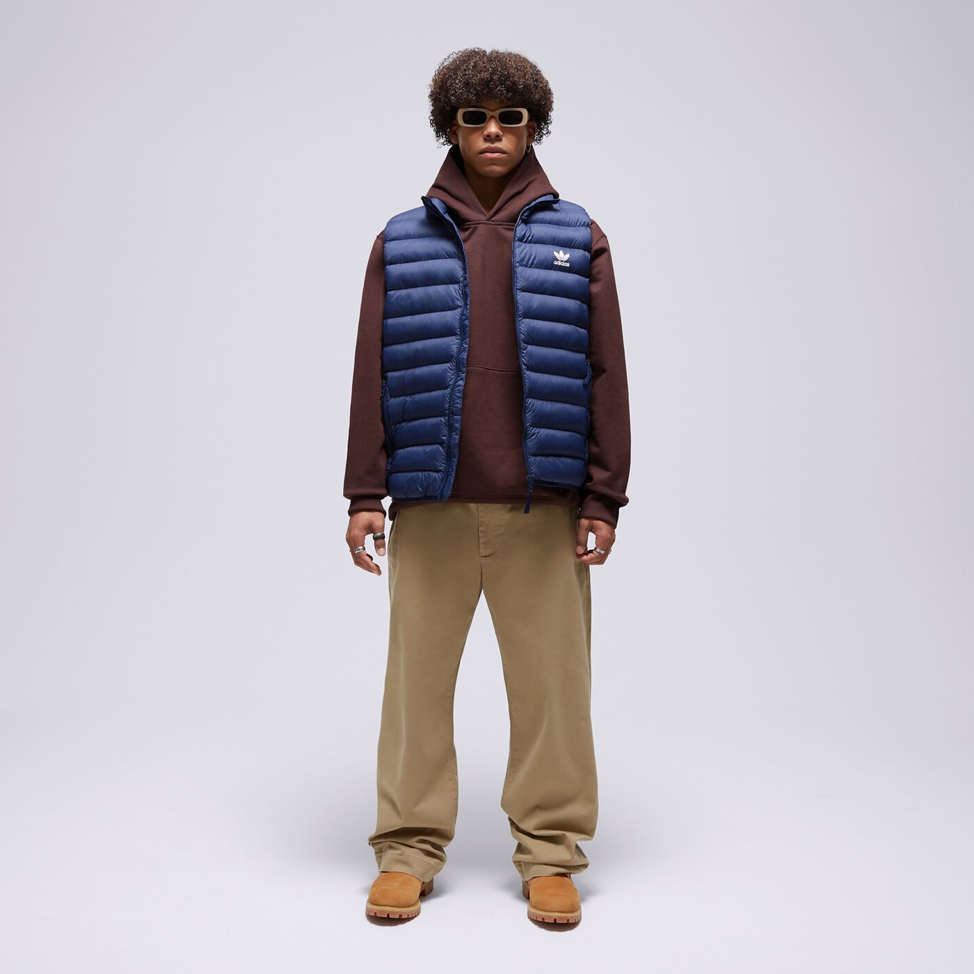 Мъжки суичър ADIDAS СУИТЧЪР С КАЧУЛКА C HOODIE im2119 цвят кафяв