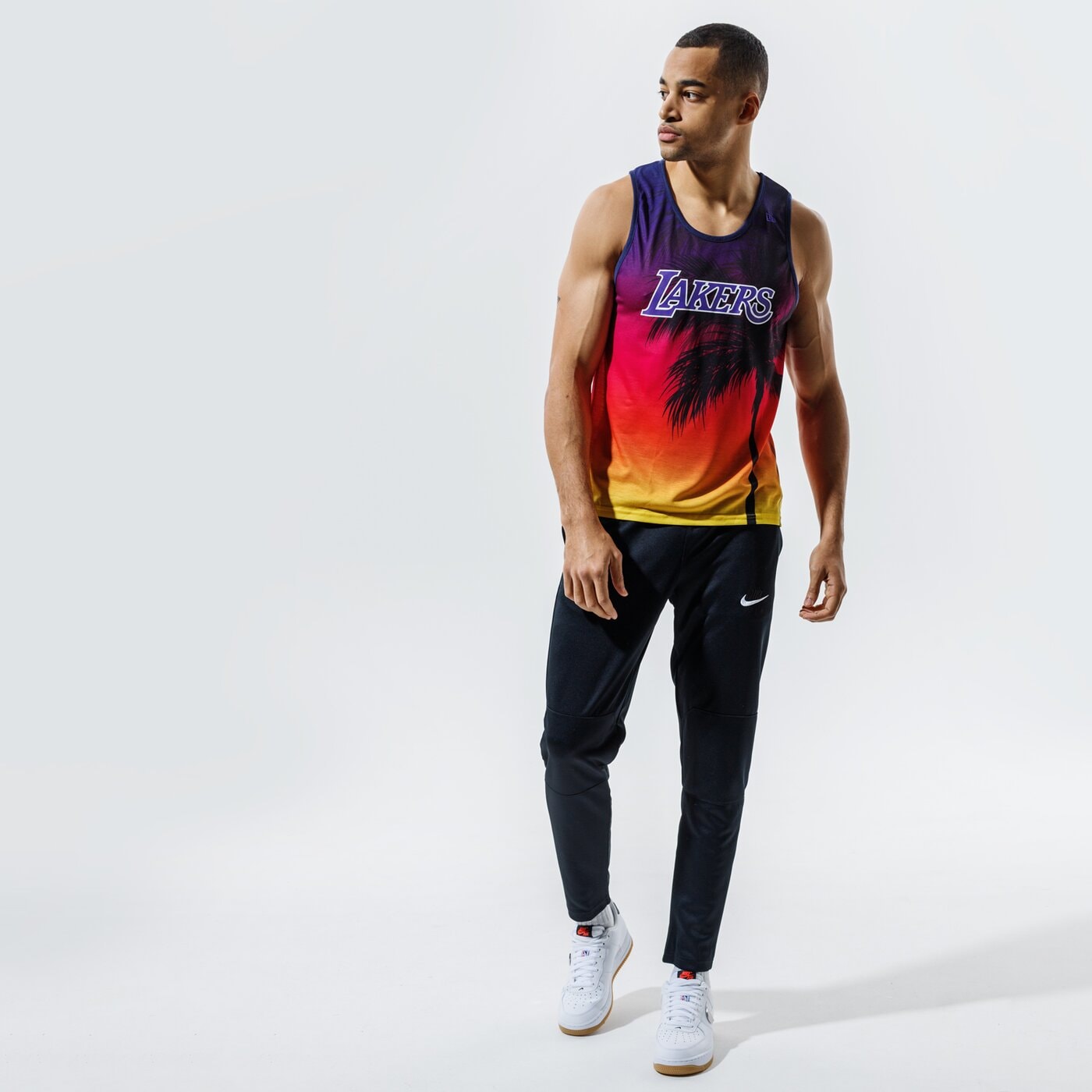 Мъжка тениска NEW ERA ПОТНИК NBA COASTAL HEAT ПОТНИК LA LAKERS LOS ANGELES 11569524 цвят многоцветен