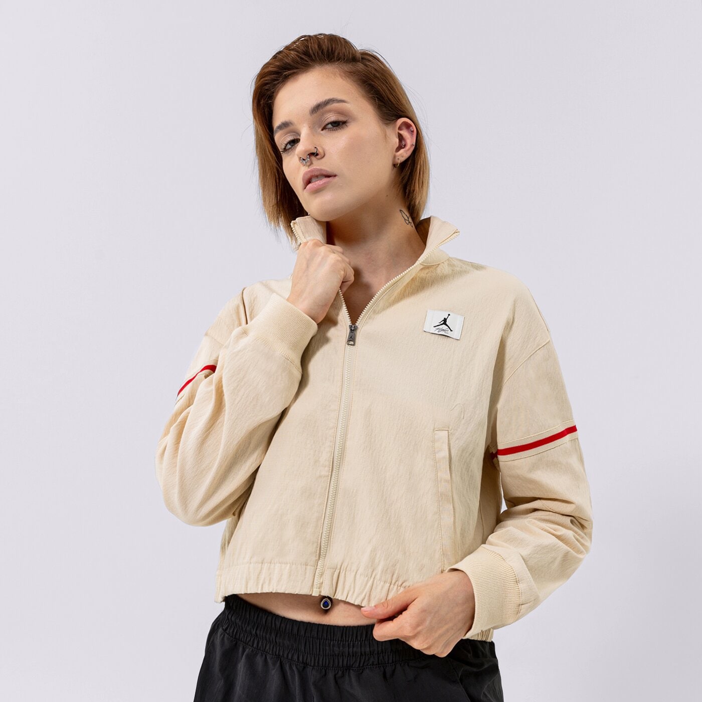 Дамско преходно яке JORDAN ЯКЕ W J FLIGHT WVN JACKET dq4625-234 цвят бежов